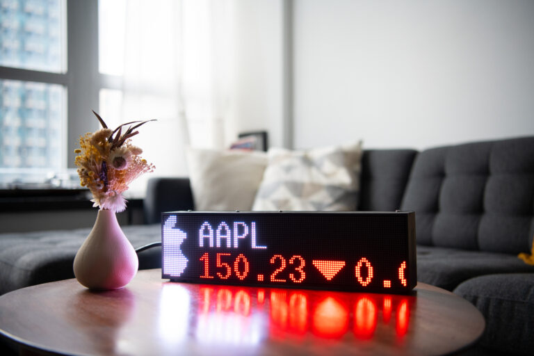 Led ticker display